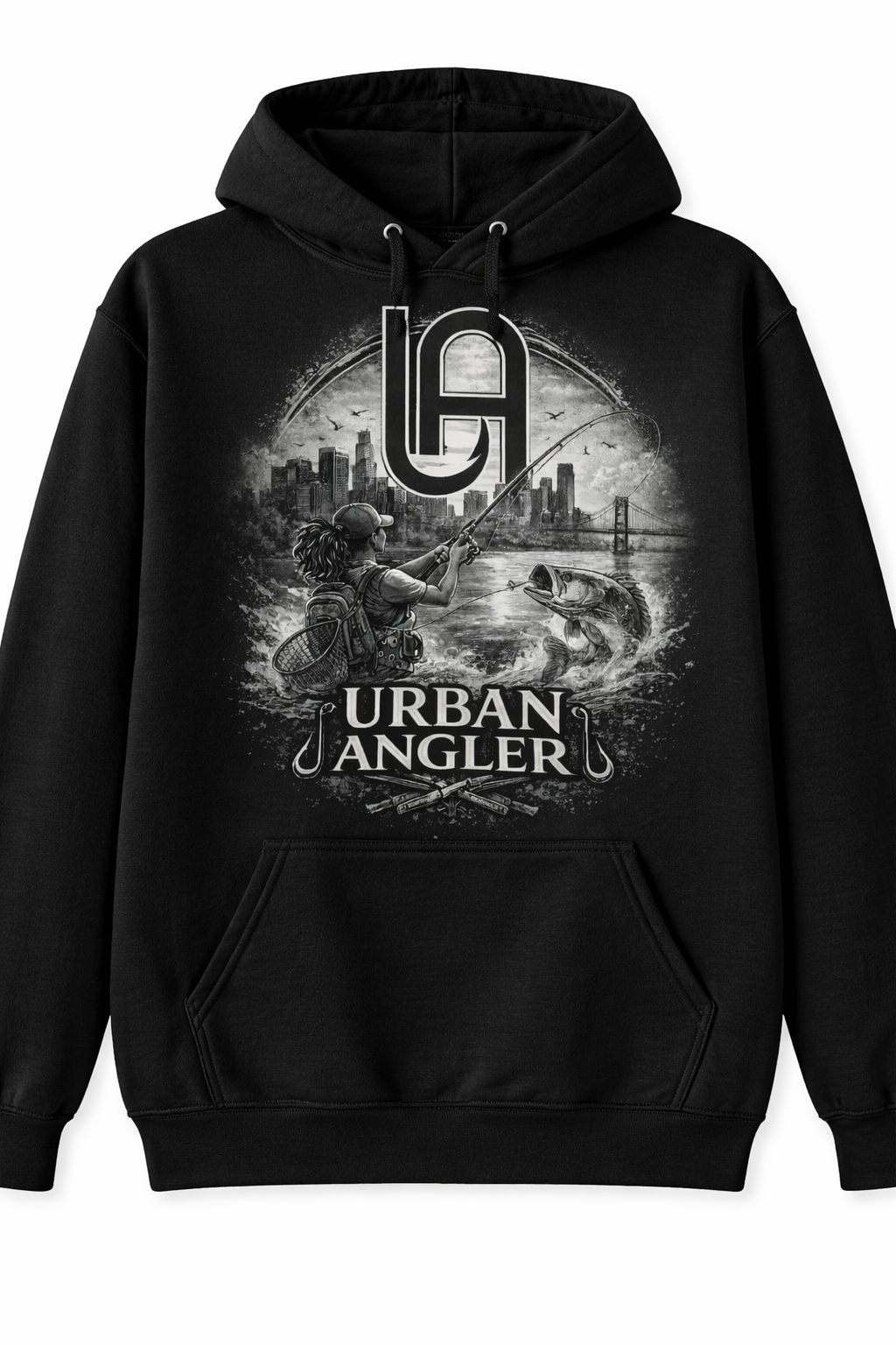 Urban Angler Graphic Hoodie - Unisex